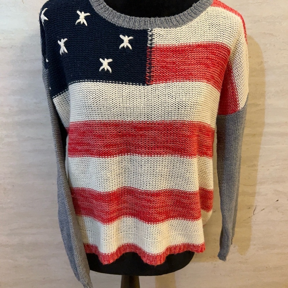 Vintage Havana American Striped Lightweight Knit Sweater